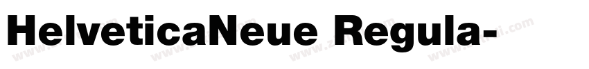 HelveticaNeue Regula字体转换